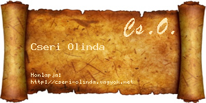 Cseri Olinda névjegykártya